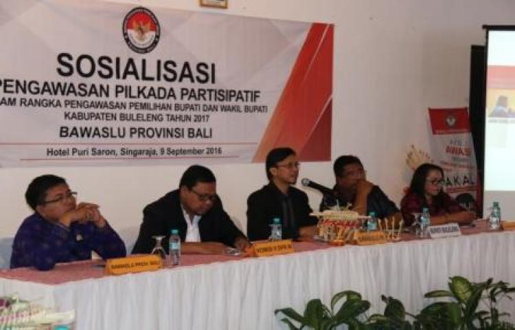 BAWASLU PROVINSI BALI GANDENG PERGURUAN TINGGI DAN OMS UNTUK MENGAWASI PILKADA BULELENG TAHUN 2017