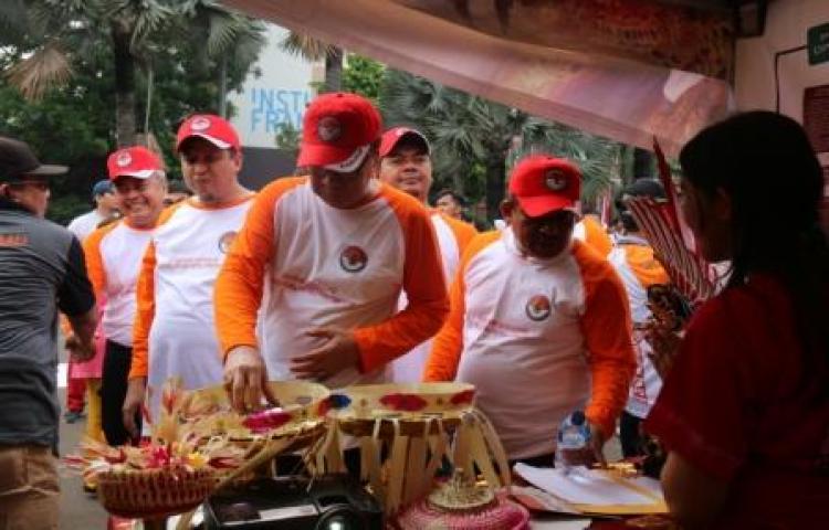 BAWASLU PROVINSI BALI MERIAHKAN GEBYAR SOSIALISASI AKBAR PENGAWASAN PARTISIPATIF YANG DILAKSANAKAN BAWASLU RI