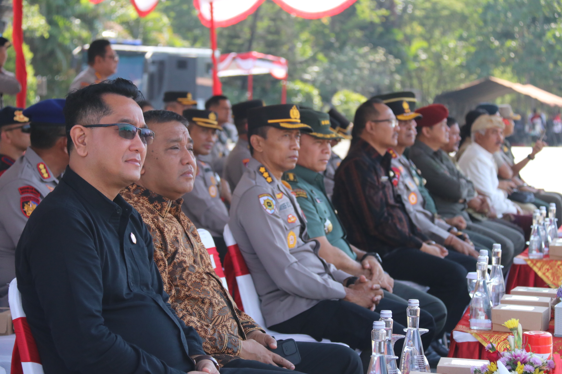 Bawaslu Bali Hadiri Latihan Sispamkota Pengamanan Pemilu Tahun 2024