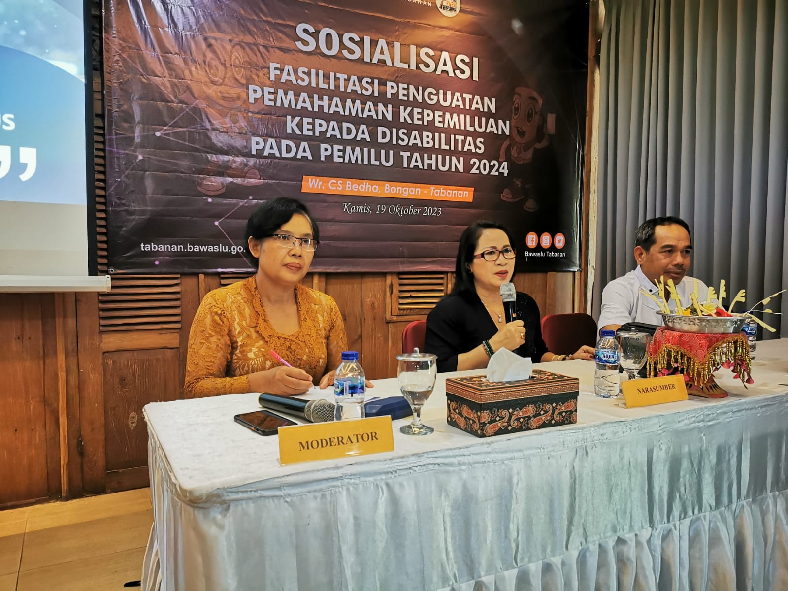 Rangkul Disabilitas, Ariyani Sebut Setiap Orang Miliki Peran Dalam Pemilu.