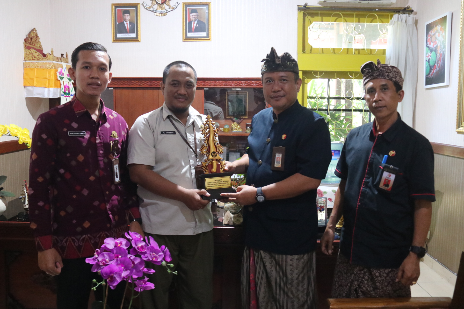 Bawaslu Bali Terima Audiensi Dari Penghubung Komisi Yudisial Wilayah Bali