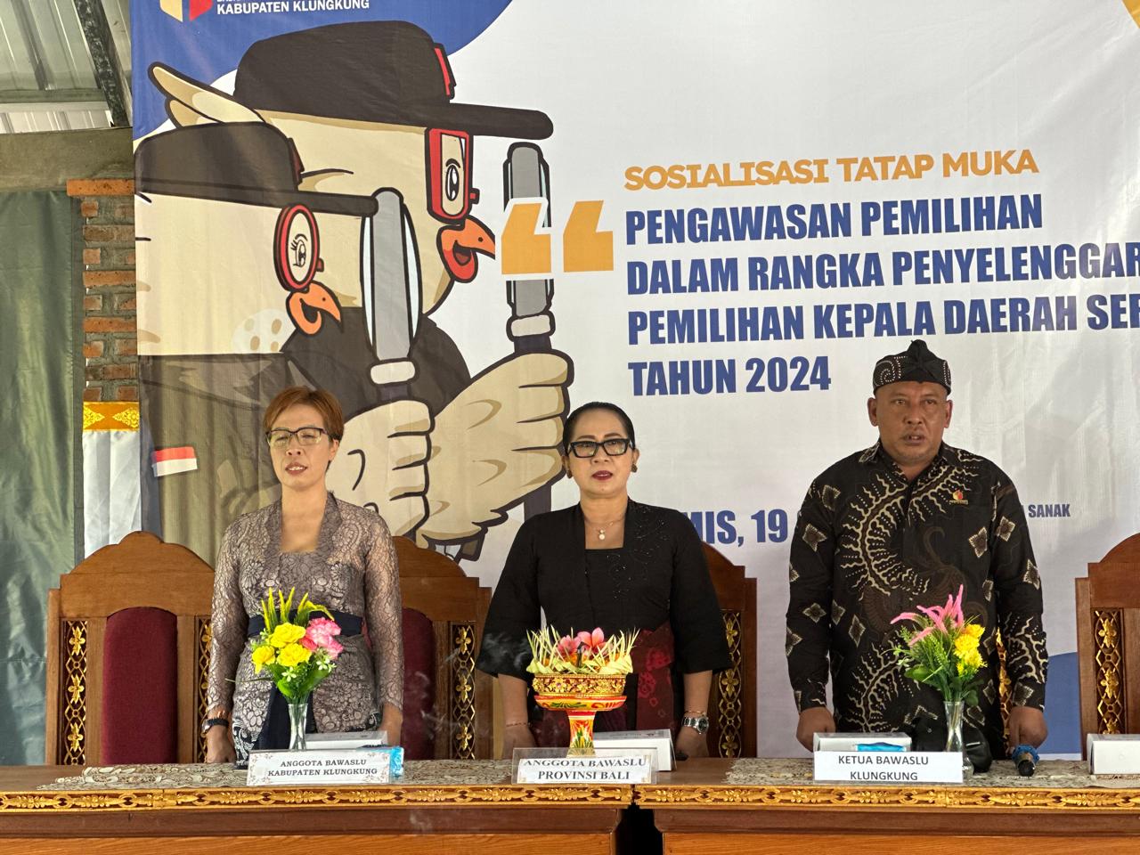 Bendesa Adat Miliki Posisi Strategis, Bawaslu Bali Berikan Penguatan Literasi Larangan Pilkada.