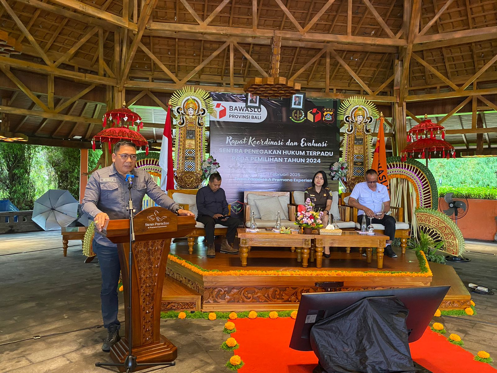 Rakor Sentra Gakkumdu: Bawaslu Bali Apresiasi Kinerja Kejaksaan dan Kepolisian