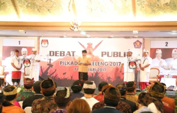 DEBAT KEDUA PASANGAN CALON BUPATI DAN WAKIL BUPATI BULELENG KEMBALI DILAKSANAKAN
