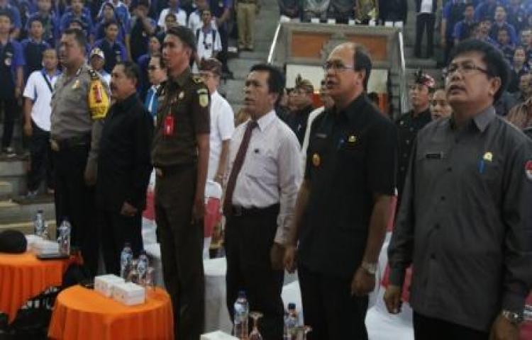 PESAN PIMPINAN BAWASLU RI DALAM PENGUKUHAN 1086 PENGAWAS TPS PILKADA BULELENG 2017