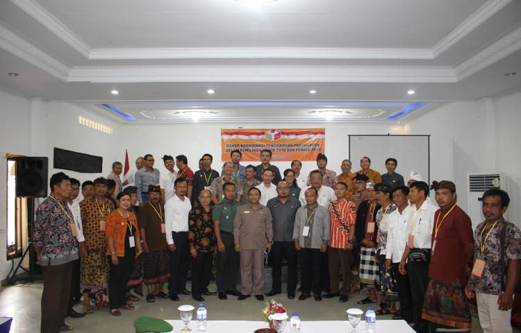 Rakor Pengawasan Partisipatif Dalam Pemilihan Tahun 2018 dan Pemilu Tahun 2019.