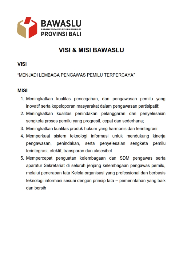 visi misi
