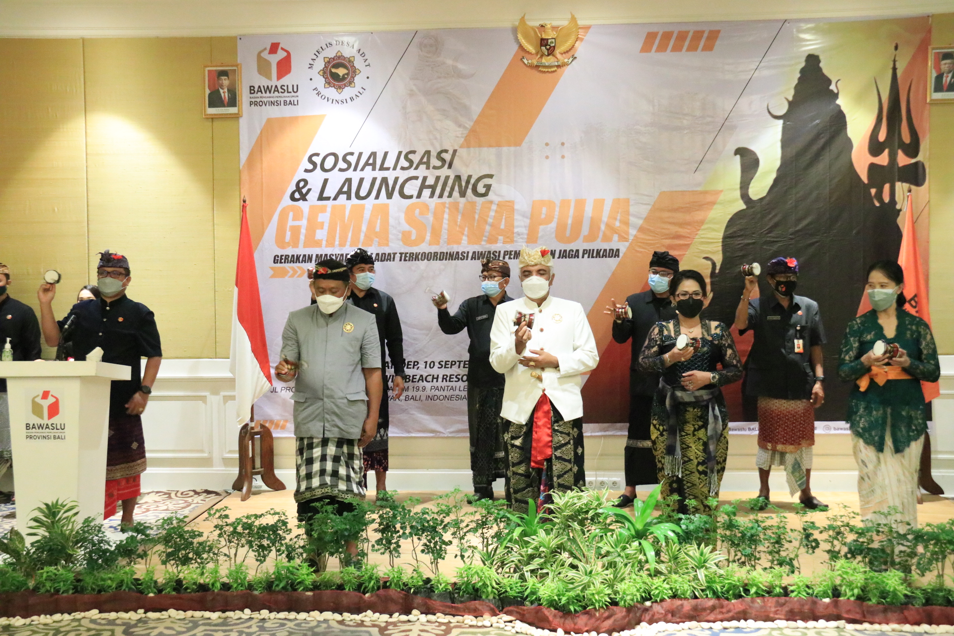 Irama Damaru Berkumandang, Tandai Launching Gema Siwa Puja.