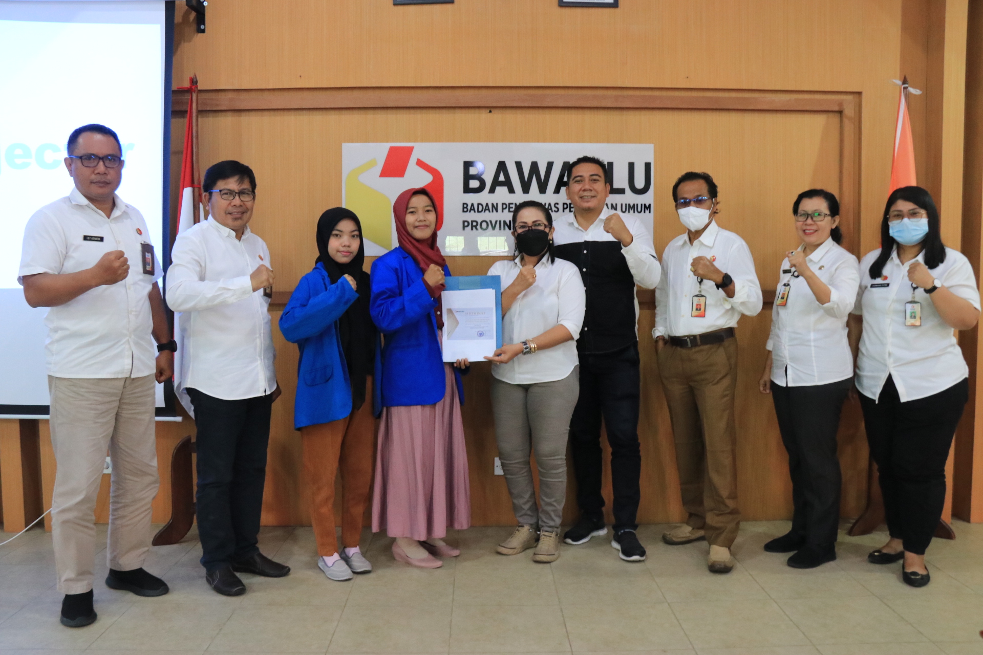 PC PMII Jadi Pemantau Pertama Yang Bertandang Ke Bawaslu Bali