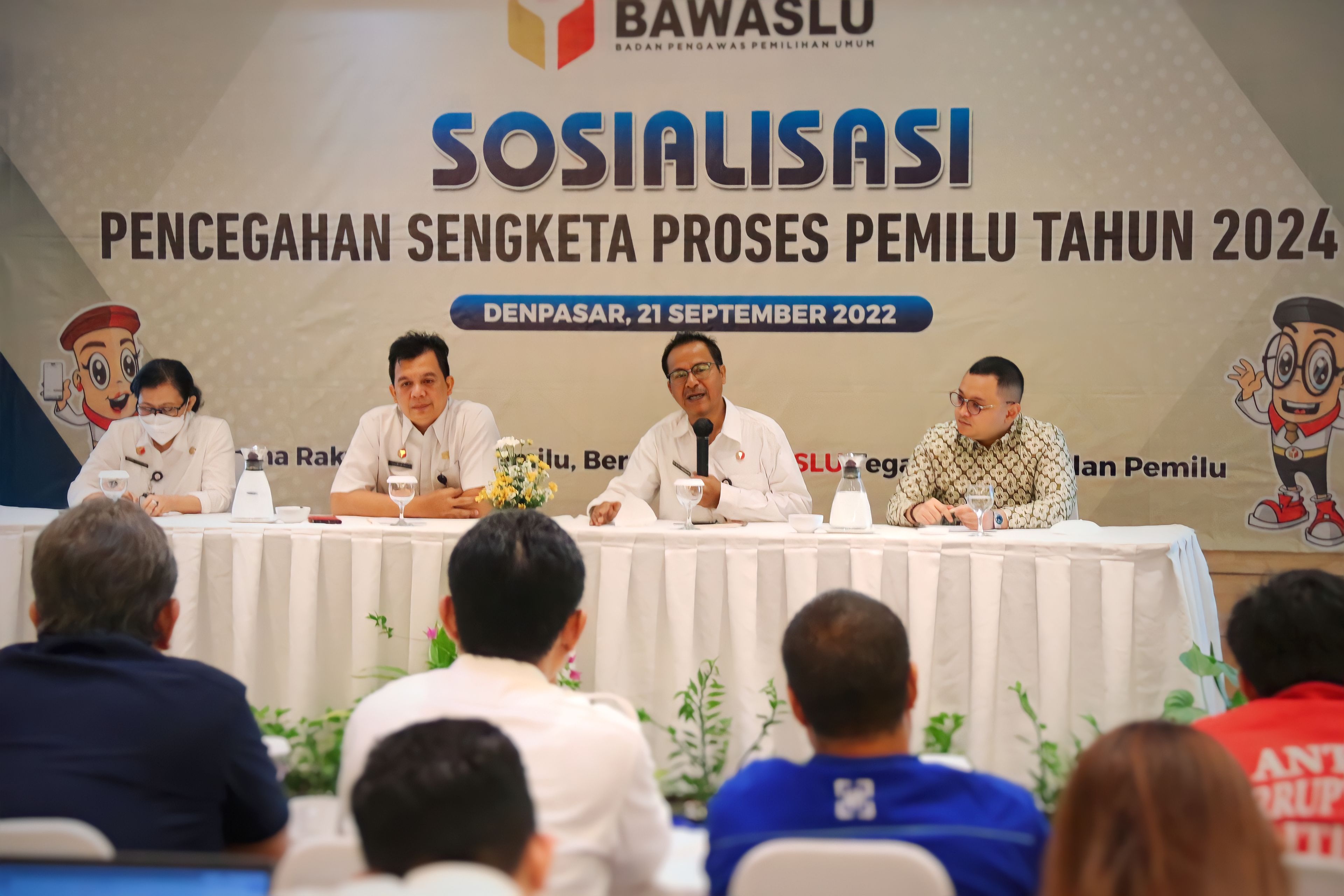 Bawaslu Sosialisasikan Pencegahan Sengketa Proses Dihadapan Calon Peserta Pemilu