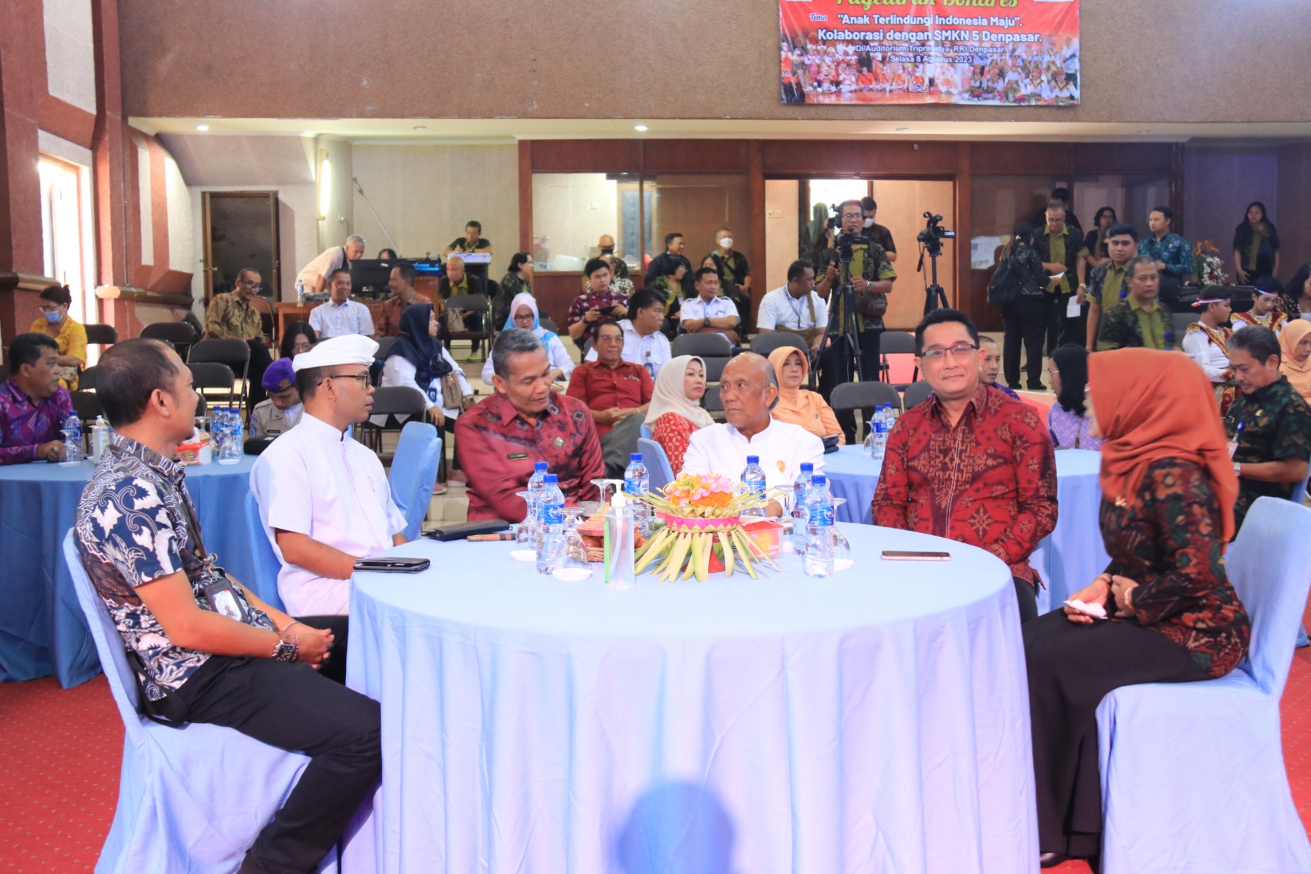 Ketua Bawaslu Bali Hadiri Sertijab Kepala LPP RRI Denpasar