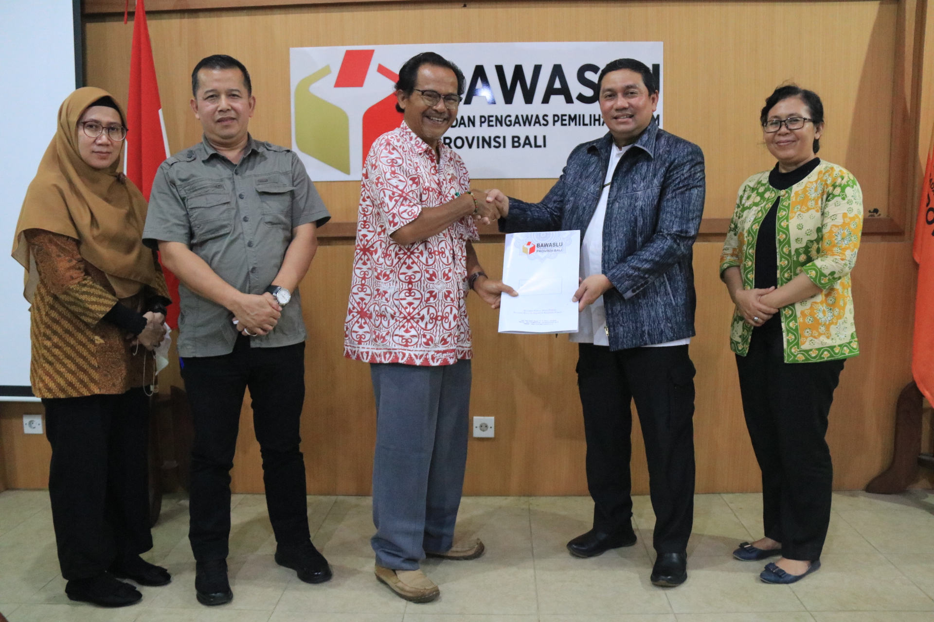 Bawaslu Bali Terima Kunjungan Dari Dewan Kehormatan Penyelenggara Pemilu