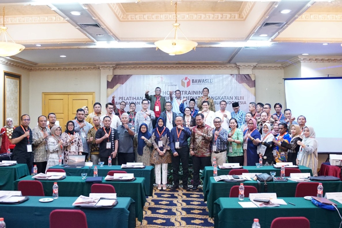 Melalui Pelatihan dan Sertifikasi Mediator batch, Bawaslu Siapkan Jajarannya Hadapi Sengketa Proses Pemilu