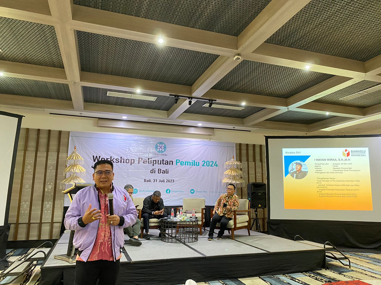 Hadiri Undangan Dewan Pers, Wirka Jabarkan Langkah Bawaslu Dalam Antisipasi Hoax