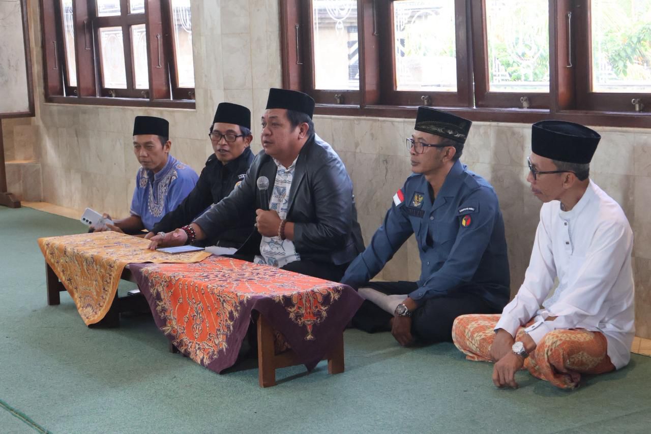 Anggota Bawaslu Bali, I Nyoman Gede Putra Wiratma saat menghadiri kegiatan Ngabuburit Pengawasan di Bangli 