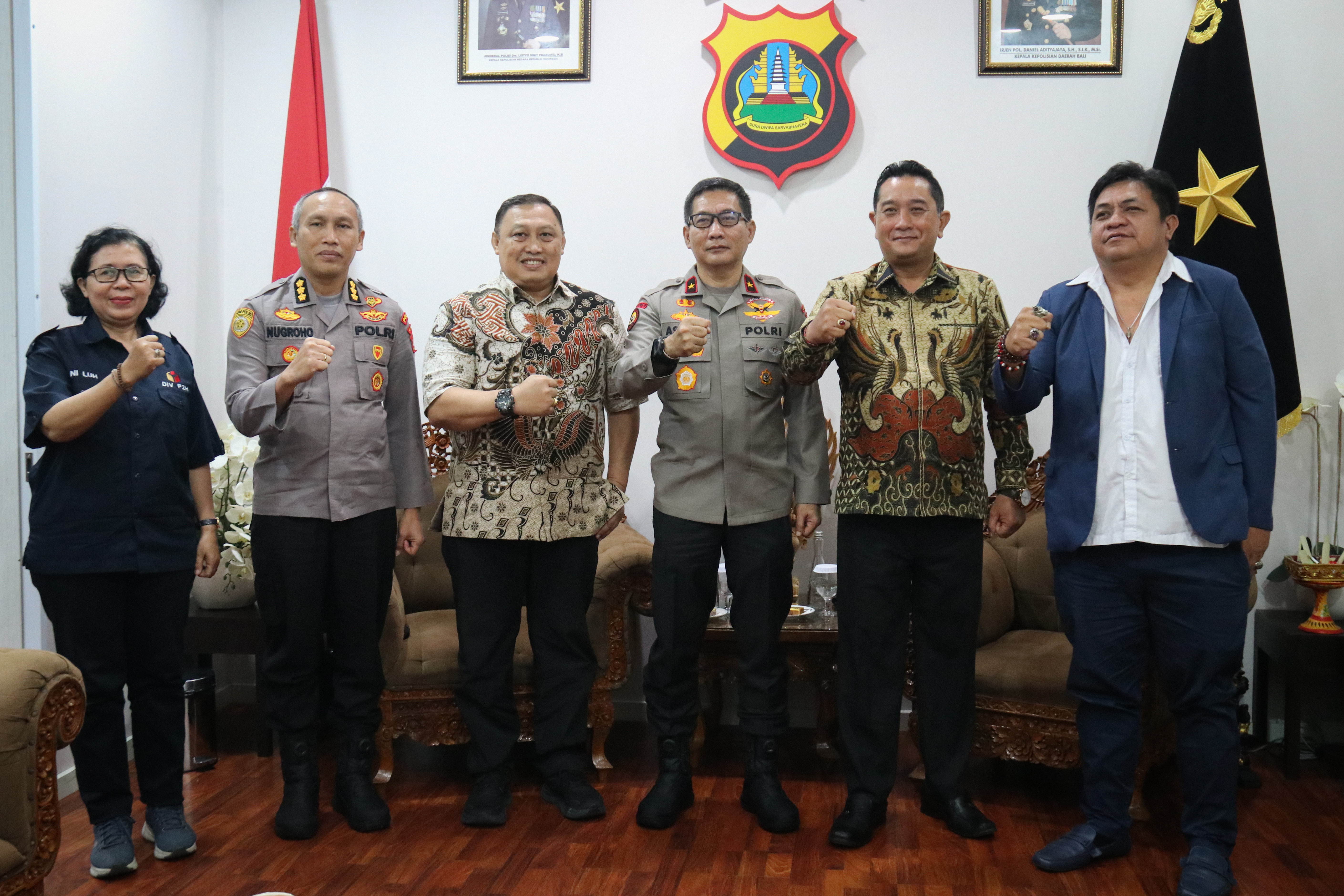 Bawaslu Bali gelar audiensi bersama Wakapolda Bali.