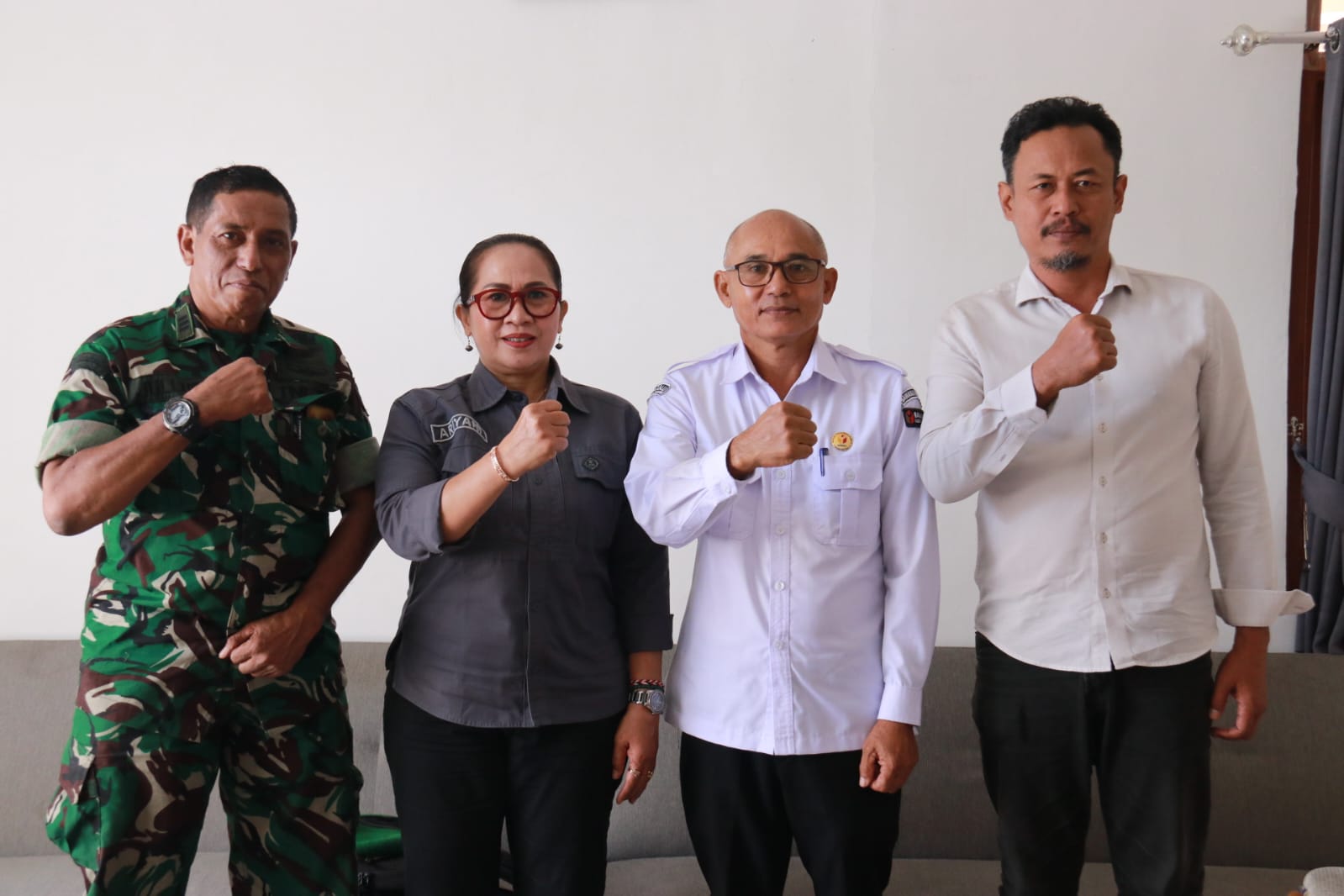 Konsolidasi Demokrasi yang digelar Bawaslu Bali bersama jajaran TNI dan Polri di Kabupaten Gianyar