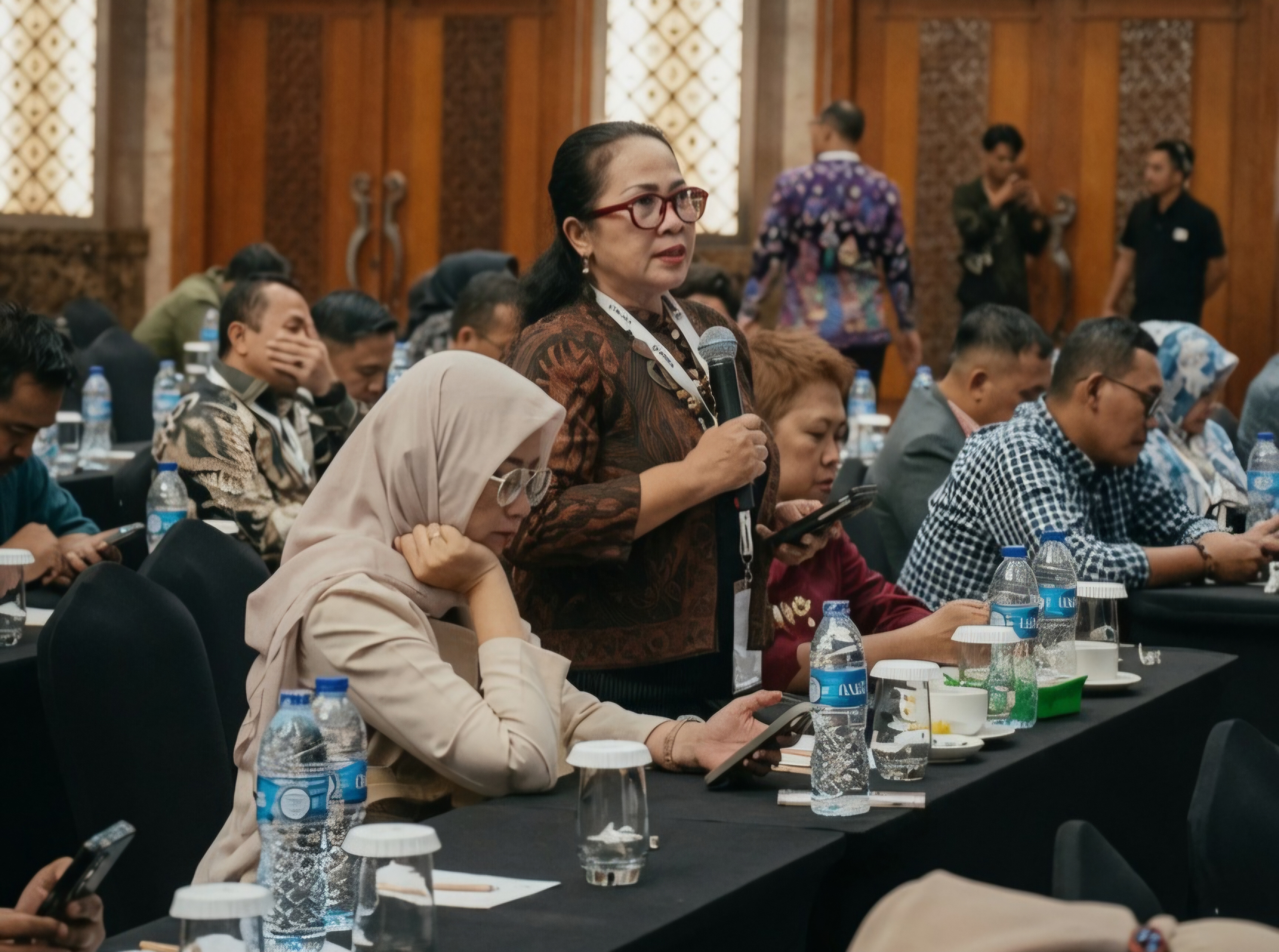Kordiv P2H Bawaslu Bali, Ketut Ariyani saat jabarkan kerentanan Data pemilih terkait TNI dan Polri yang alih status, Jakarta (20/7/2026)