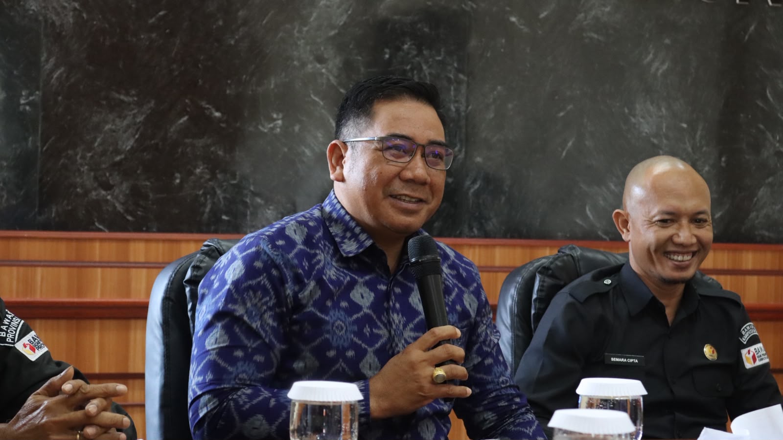 Kordiv PP Datin Bawaslu Bali, I Wayan Wirka saat menghadiri kegiatan Reformasi Birokrasi di Badung, Senin (11/8/2026)
