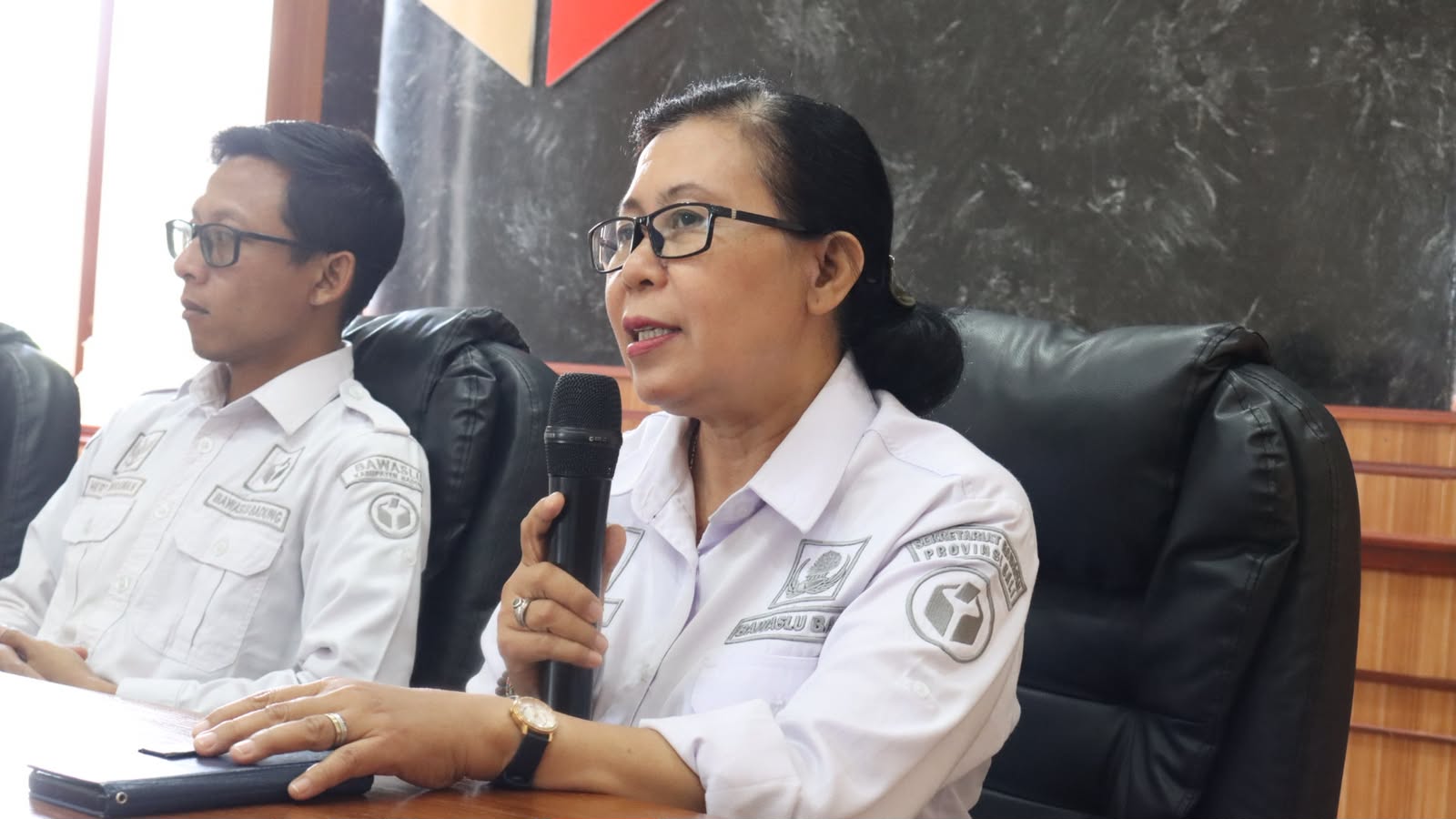Ni Luh Supri Cahayani, saat mewakili pimpinan Bawaslu Bali dalam Rapat Koordinasi Penyelesaian Sengketa Proses Tahun 2026 