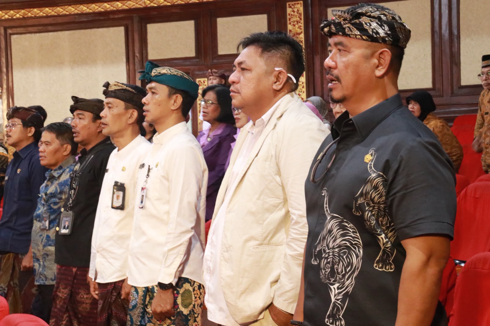 Anggota Bawaslu Bali, I Nyoman Gede Putra Wiratma saat menghadiri kegiatan HUT ke-67 PEPABRI, Kamis (17/09/2026).