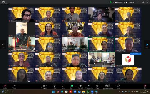 Launching kegiatan Peningkatan Kapasitas dan Bimbingan Teknis Sumber Daya Manusia Pengawas se-Provinsi Bali