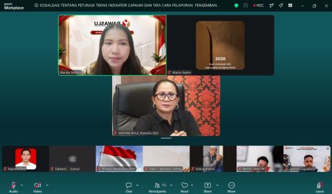 Sosialisasi Petunjuk Teknis Indikator Capaian dan Tata Cara Pelaporan Pengembangan Pengawasan Partisipatif secara daring