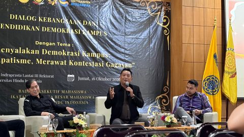 Dialog Kebangsaan dan Pendidikan Demokrasi Kampus bertema “Menyalakan Demokrasi Kampus: Menepis Apatisme, Merawat Kontestasi Gagasan” 