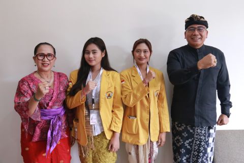 Konsolidasi Demokrasi (Konsoldem) bersama mahasiswa Universitas Pendidikan Nasional di Bawaslu Kabupaten Badung