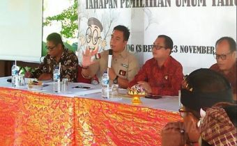 Awasi Pemilu 2019, Bawaslu Tabanan Gandeng Tokoh Adat