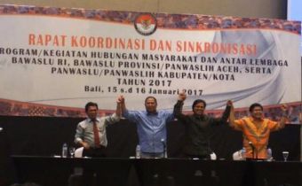 BAWASLU RI ADAKAN RAPAT KOORDINASI DAN SINKRONISASI PROGRAM KEGIATAN HUMAS DAN HUBAL DI BALI