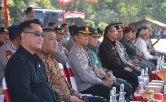 Bawaslu Bali Hadiri Latihan Sispamkota Pengamanan Pemilu Tahun 2024