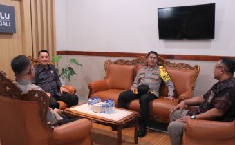 Awal Tahapan Kampanye, Bawaslu Bali Terima Kunjungan Kapolda Bali 