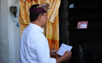 Patroli Kawal Hak Pilih, Bawaslu Bali Temukan Rumah Pemilih Belum Ditempeli Stiker Coklit di Gianyar
