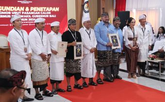 Nomor Urut Telah Diundi, Bawaslu Bali : Tidak Temukan Pelanggaran Prosedur