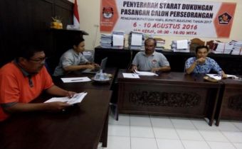 PANWAS KABUPATEN BULELENG MASIH LAKUKAN PENGAWASAN TERHADAP PROSES PENCALONAN PERSEORANGAN DI KPU KABUPATEN BULELENG