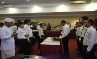 PELANTIKAN, PENGAMBILAN SUMPAH/JANJI JABATAN DAN PEMBEKALAN PPL Se-Kabupaten Jembrana