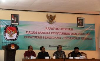 RAPAT KOORDINASi DALAM RANGKA PENYULUHAN DAN EVALUASI PERATURAN PERUNDANG-UNDANGAN  PILKADA