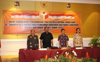 Panwaslu Gianyar Gelar Rapat Koordinasi Pengawasan Pemilihan Partisipatif Dalam Rangka Pilgub dan Pilbup Tahun 2018
