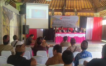 Sosialisasi Pengawasan Pemilihan Gubernur dan Wakil Gubernur Tahun 2018