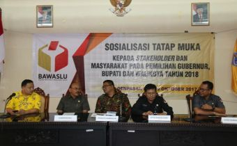 Sosialisasi Tatap Muka Kepada Stakeholder dan Masyarakat Pada Pemilihan Gubernur, Bupati dan Walikota Tahun 2018