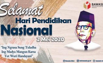 Selamat Hari Pendidikan Nasional 2 Mei 2020
