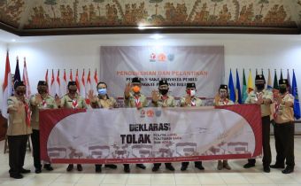 Bawaslu Bali bersama Kwarda Bali Deklarasi TOLAK POLITIK UANG, POLITISASI SARA dan HOAX