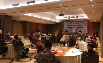 Bawaslu Bali menghadiri Rakor Pelaksanaan Anggaran Tahun 2020