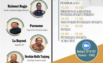 Bawaslu Provinsi Bali mengikuti Rakornas Daring Penyelesaian Sengketa Pemilihan 2020