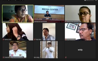 Bawaslu Provinsi Bali menggelar Rapat Daring terkait Penataan PPID