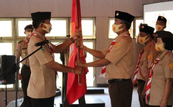 Ketua Bawaslu Provinsi Bali menghadiri Pelantikan Pengurus Saka Adhyasta Pemilu Kwartir Cabang Buleleng