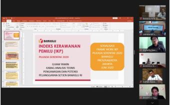 Penambahan Instrumen Indeks Kerawanan Pemilu (IKP) Harus Sesuai memperhatikanProtokol Kesehatan