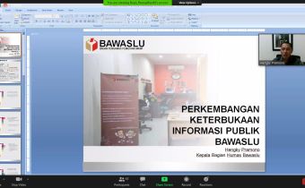 Pembenahan Keterbukaan Informasi Publik di Lingkungan Bawaslu Provinsi dan Kabupaten Kota menjadi Fokus perhatian Humas Bawaslu RI tahun ini