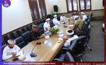 Dukungan kesehatan oleh Kesbangpol Provinsi Bali dalam pelaksanaan Pilkada tahun 2020 